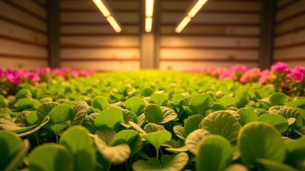 L'impact méconnu de l'éclairage LED horticole pour ferme verticale